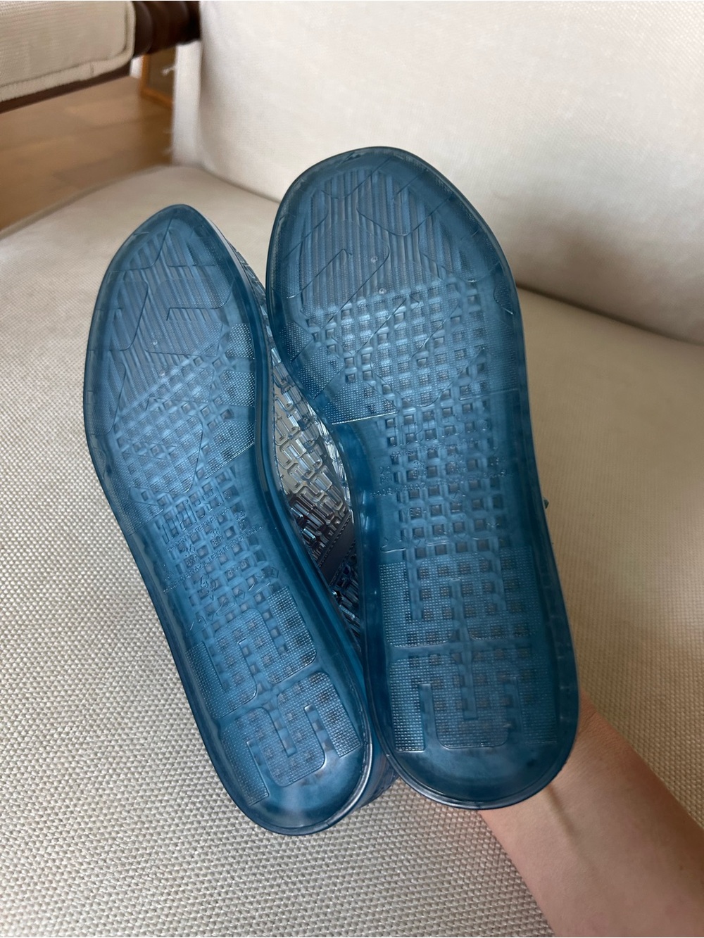 New Melissa Harper Jelly Mary Jane Flats - Picture 5 of 6